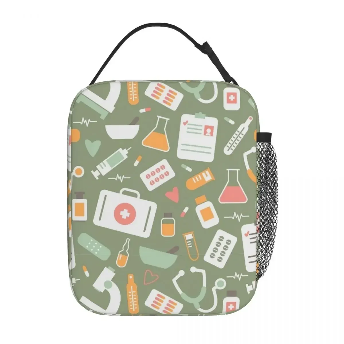 Food Storage Zipper - Nurse Healthcare Pattern Merch Insulated Lunch