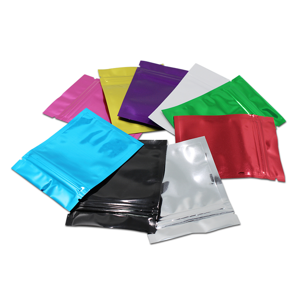 Food Storage In Mylar Bags - Retail 100Pcs/Lot 12 Colored Zip Lock