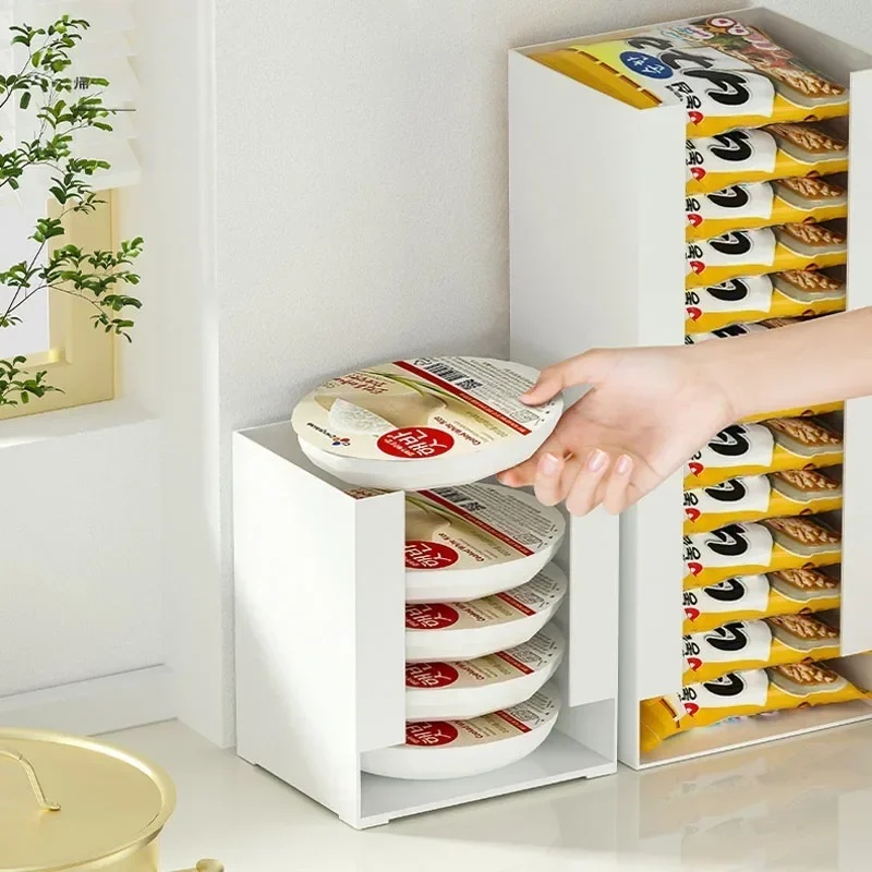 Food Storage Kitchen Cabinet - Instant Noodle Storage Box Multi Functional