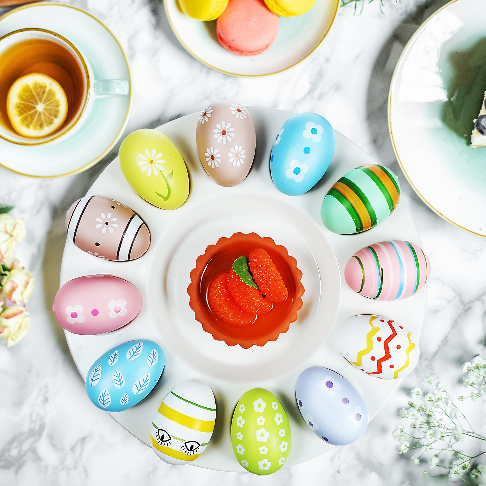 Food Storage In Restaurant - 1pc Easter Egg Dish Ceramic Egg