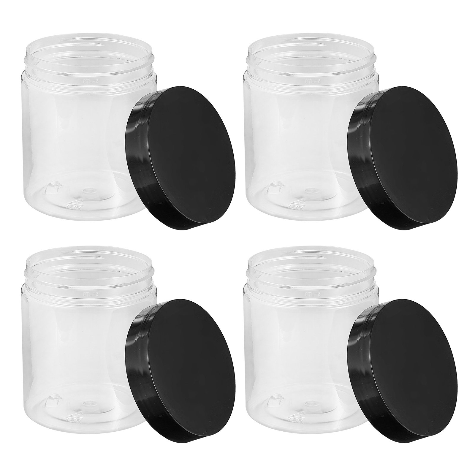 Food Storage Airtight - 12Pcs High Grade Transparent Plastic Storage