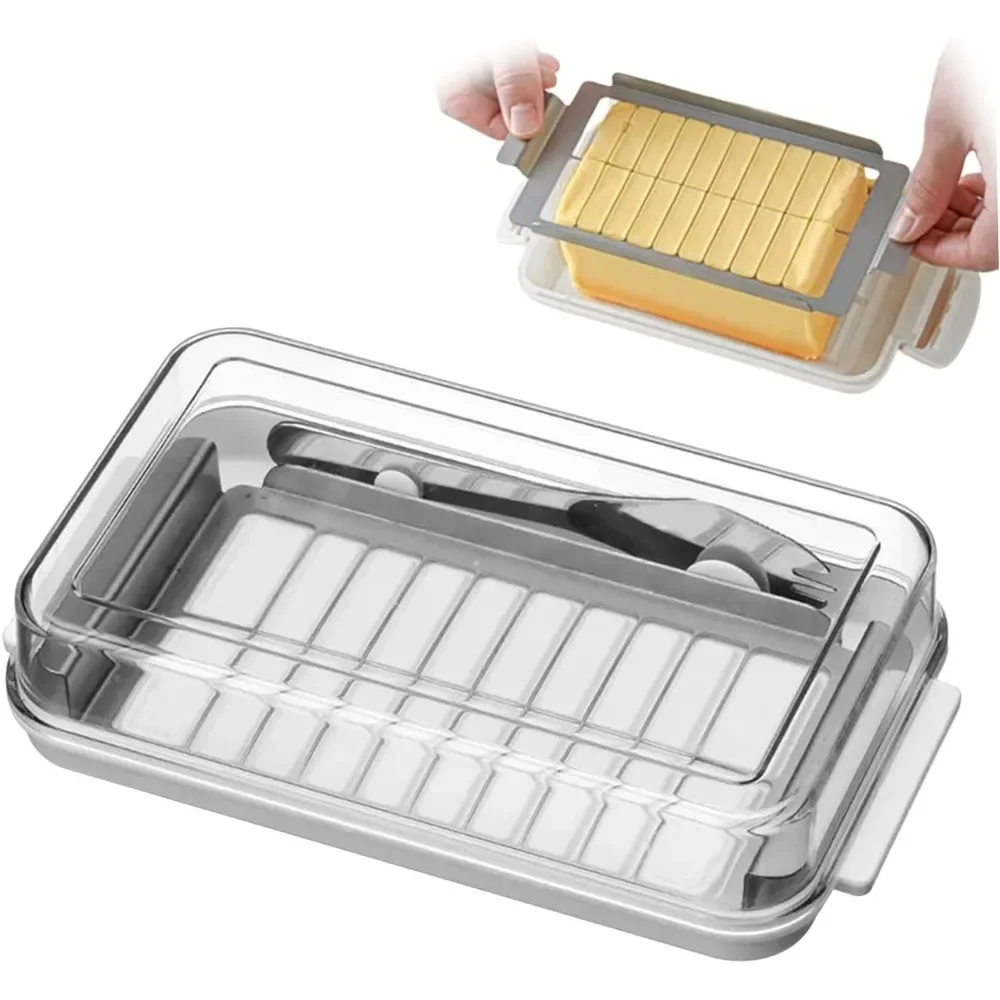 Food Storage Airtight - Butter Storage Box 2-in-1 Butter Dish