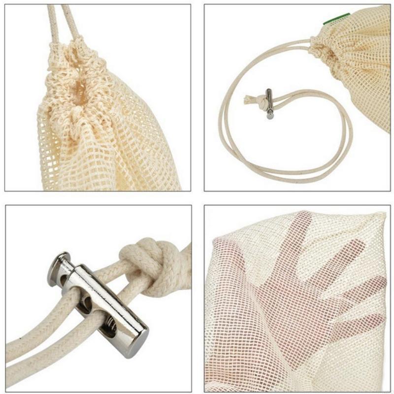 Produce Bag Reusable Mesh - Cotton Mesh Produce Bags Reusable Cotton