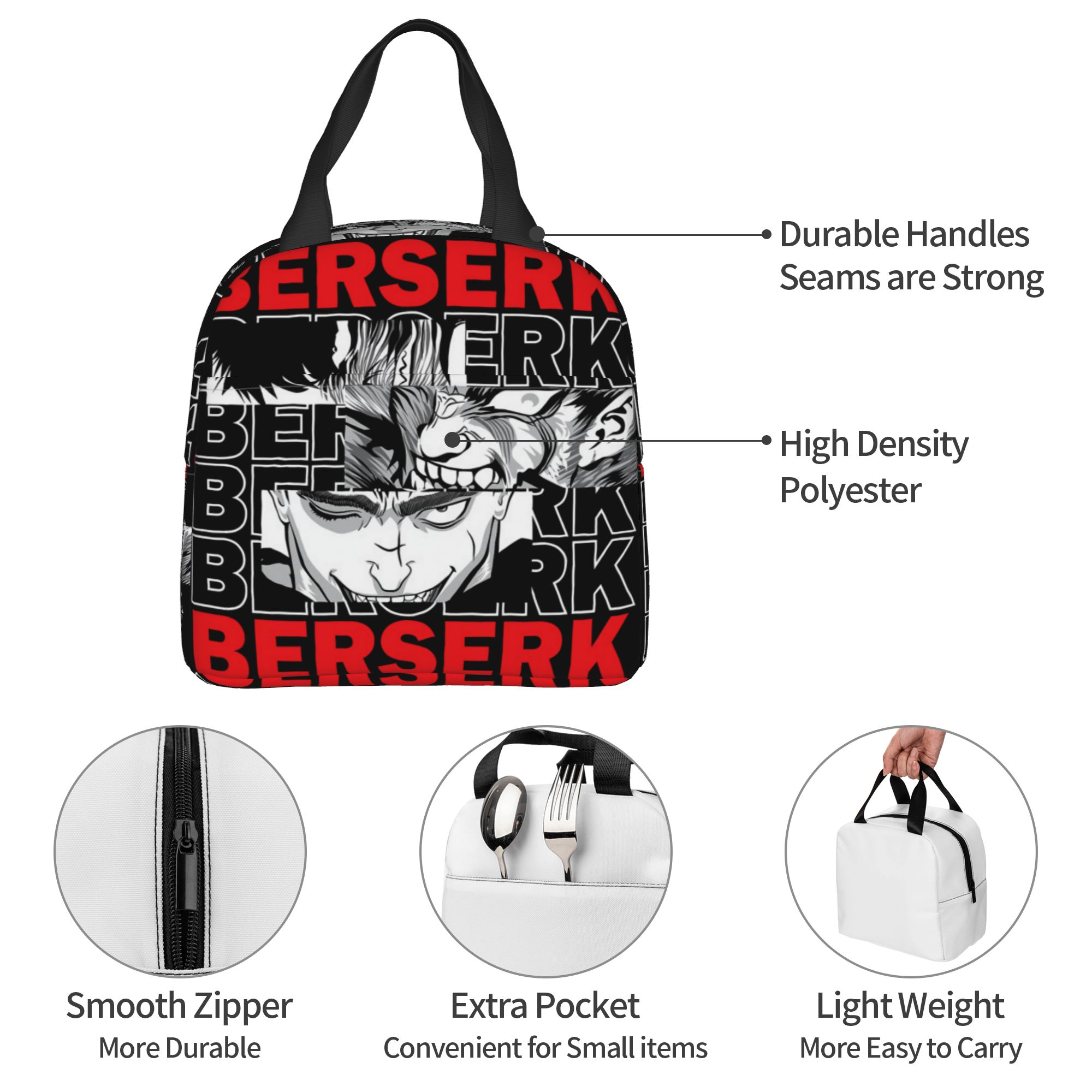 Food Storage Hot - B-Berserks Thermal Insulated Lunch Bag Brand