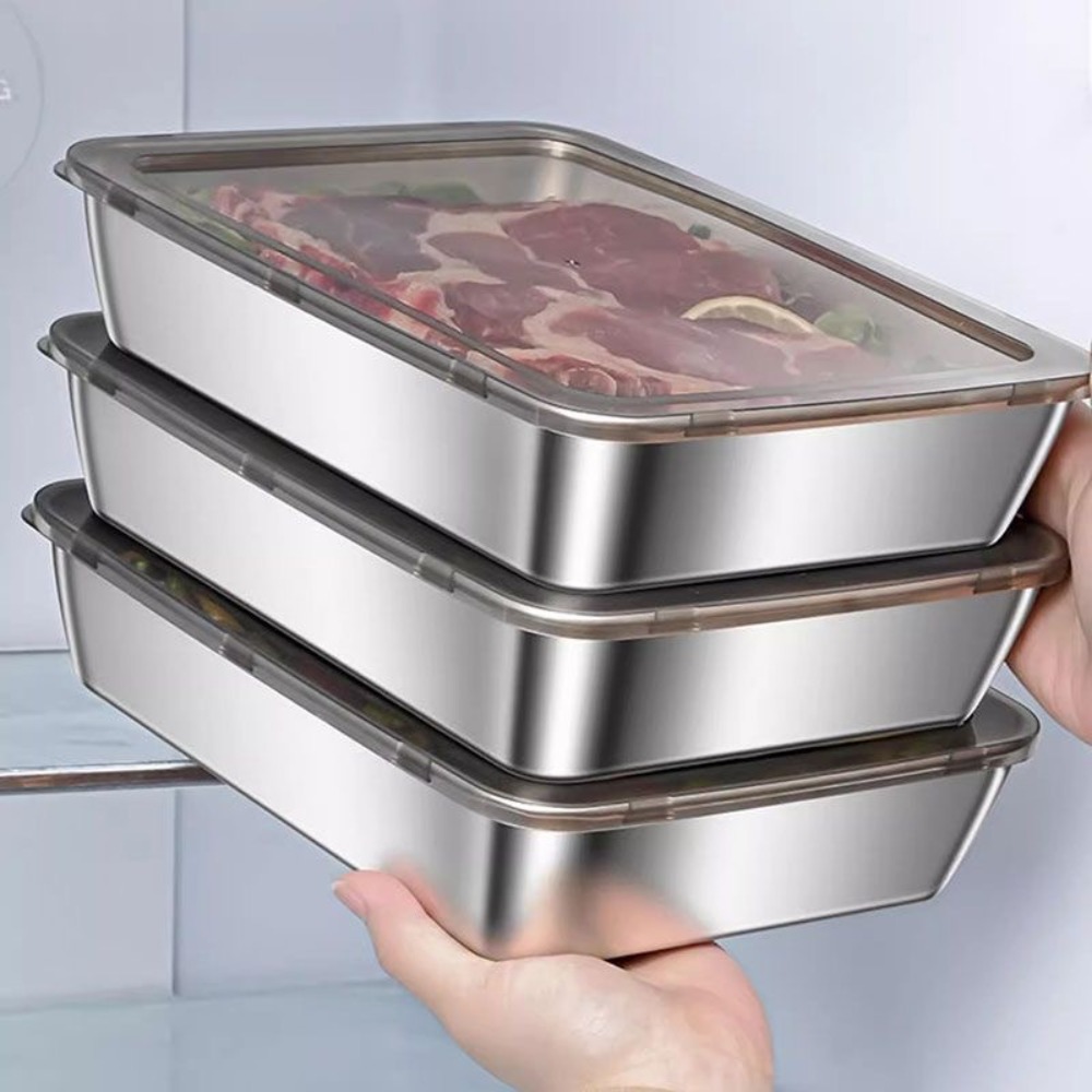 Food Storage In Stainless Steel - Food Grade Stainless Steel Serving Tray