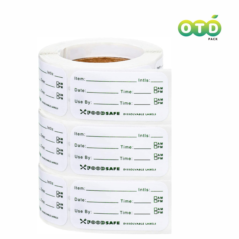 Food Storage In Restaurant - 300/pcs Food Storage Labels Adhesive Removable