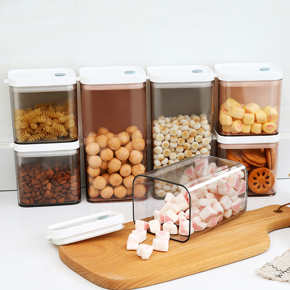 Airtight Cereal Jar - Food Storage Containers Kitchen Storage and