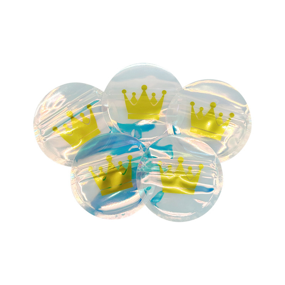 Food Storage In Mylar Bags - 1g 2g Circle Cartoon Mylar Bags