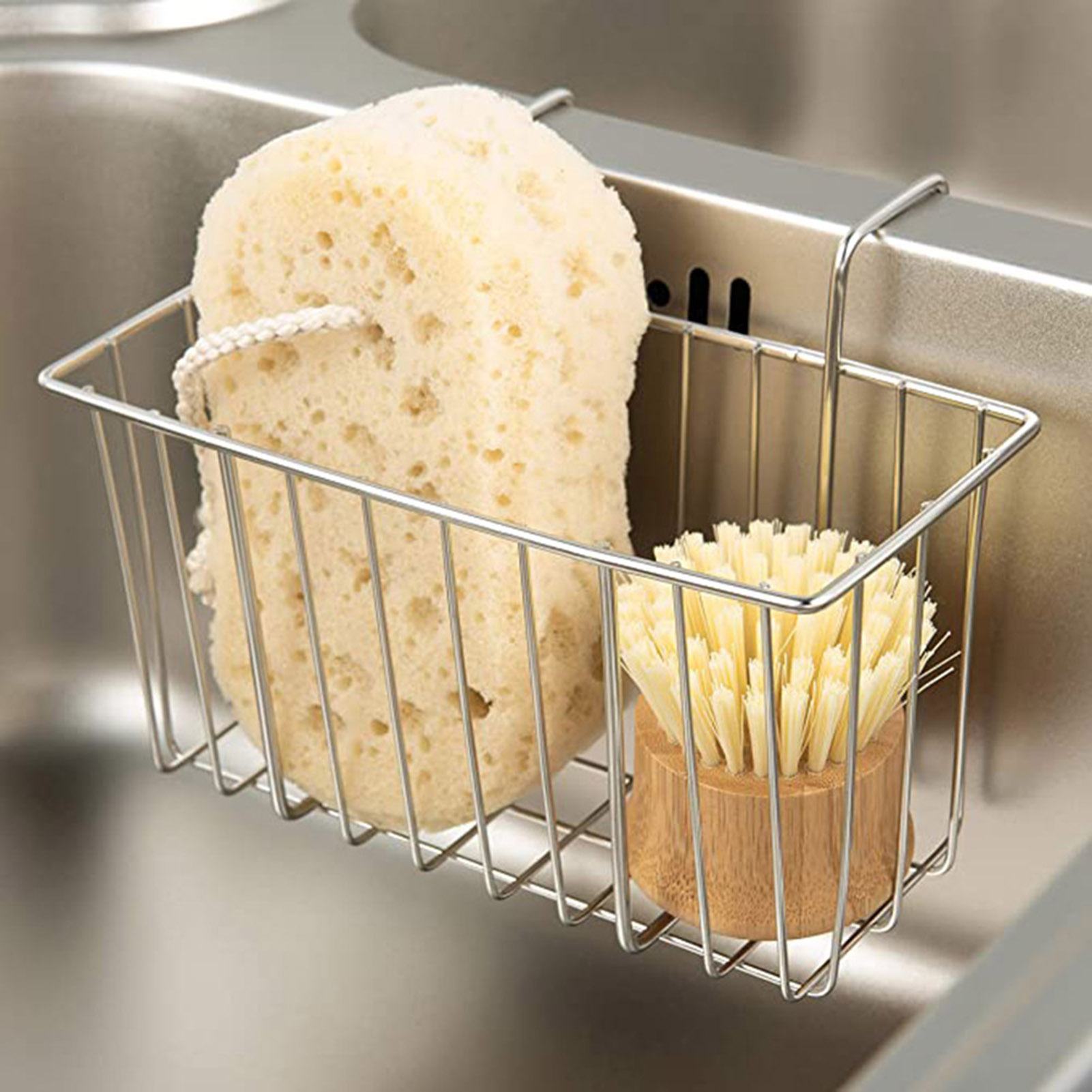 Food Storage In Restaurant - Kitchen Sponge Holder Basket Food Catcher