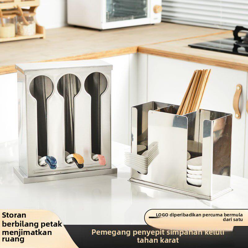 Food Storage In Restaurant - Food Grade Stainless Steel Chopsticks Spoon