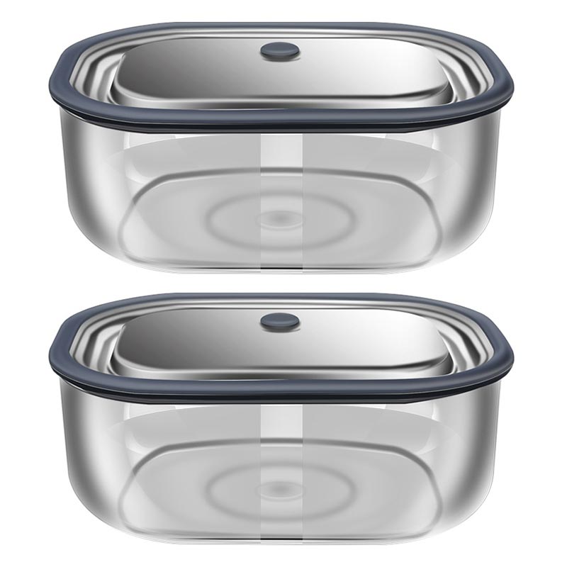 Food Storage Hot - High Borosilicate Glass Rectangle Lunch Box