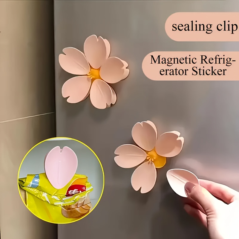 Food Storage In Plants - Sakura Magnetic Clip Creative Kitchen Gadget