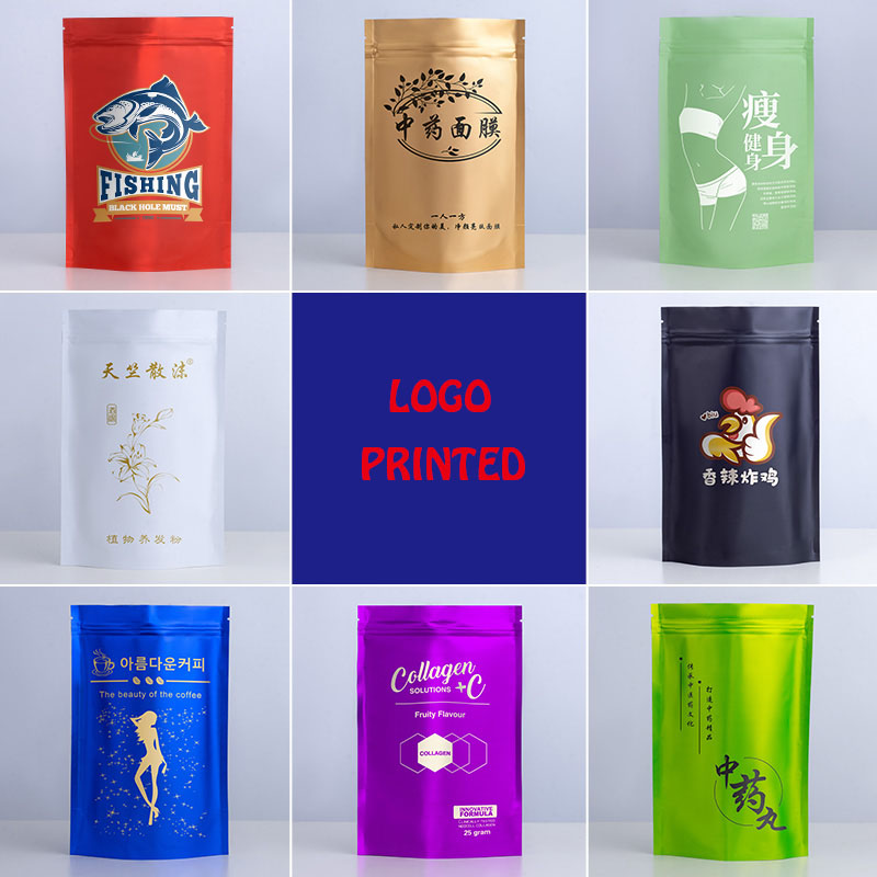 Food Storage In Plants - Resealable Stand Up Aluminum Foil Zip