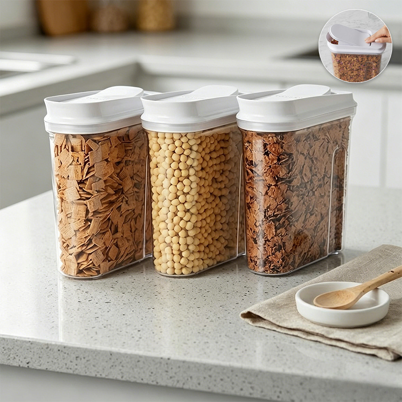 Airtight Cereal Jar - Airtight Food Storage Containers for Pantry