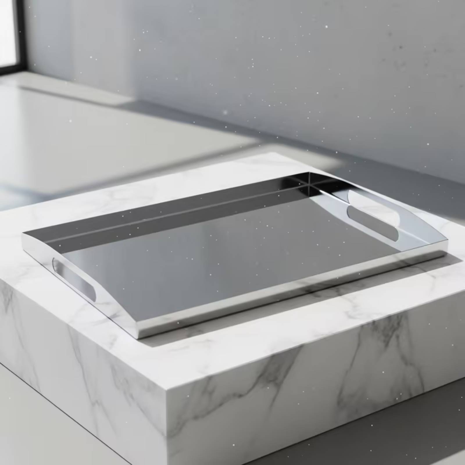 Stainless Steel Tray Mirrored  - огляд і ціна Food Storage In Stainless Steel