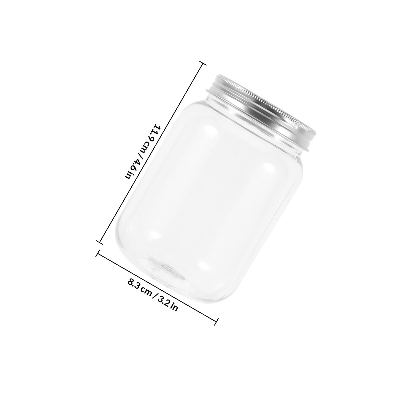 4Pcs Clear Plastic Jars with A - огляд і ціна Food Storage Airtight