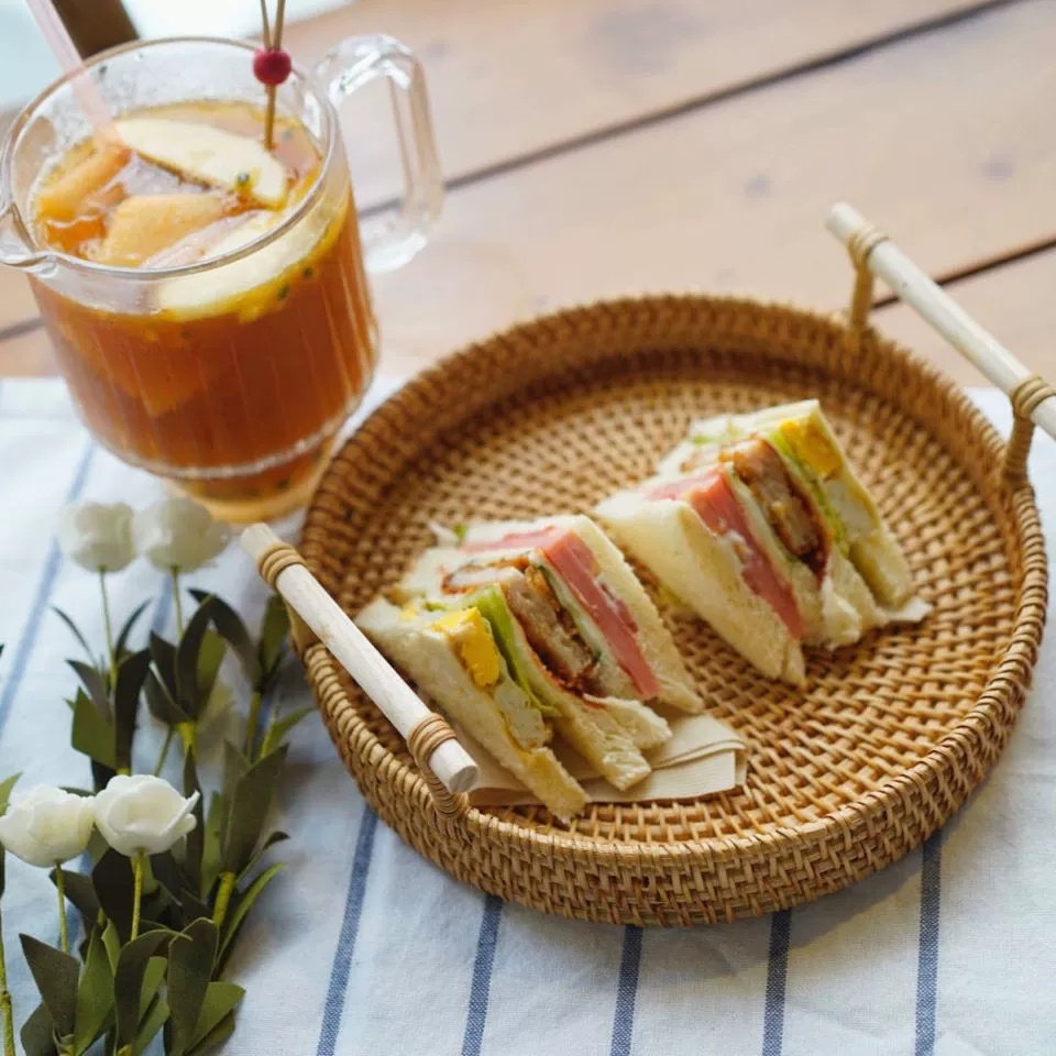 Handwoven Rattan Tray & Food S - огляд і ціна Food Storage In Plants