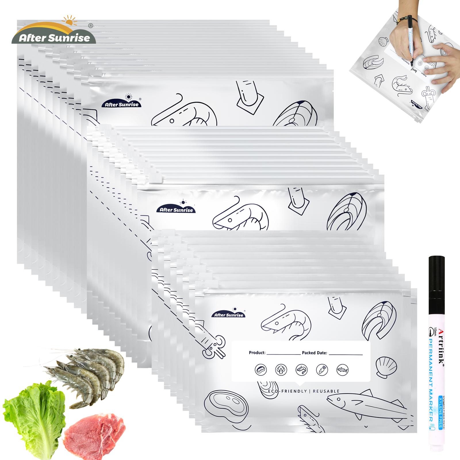 【Refrigerated Food】Reusable Al - огляд і ціна Food Storage Zipper