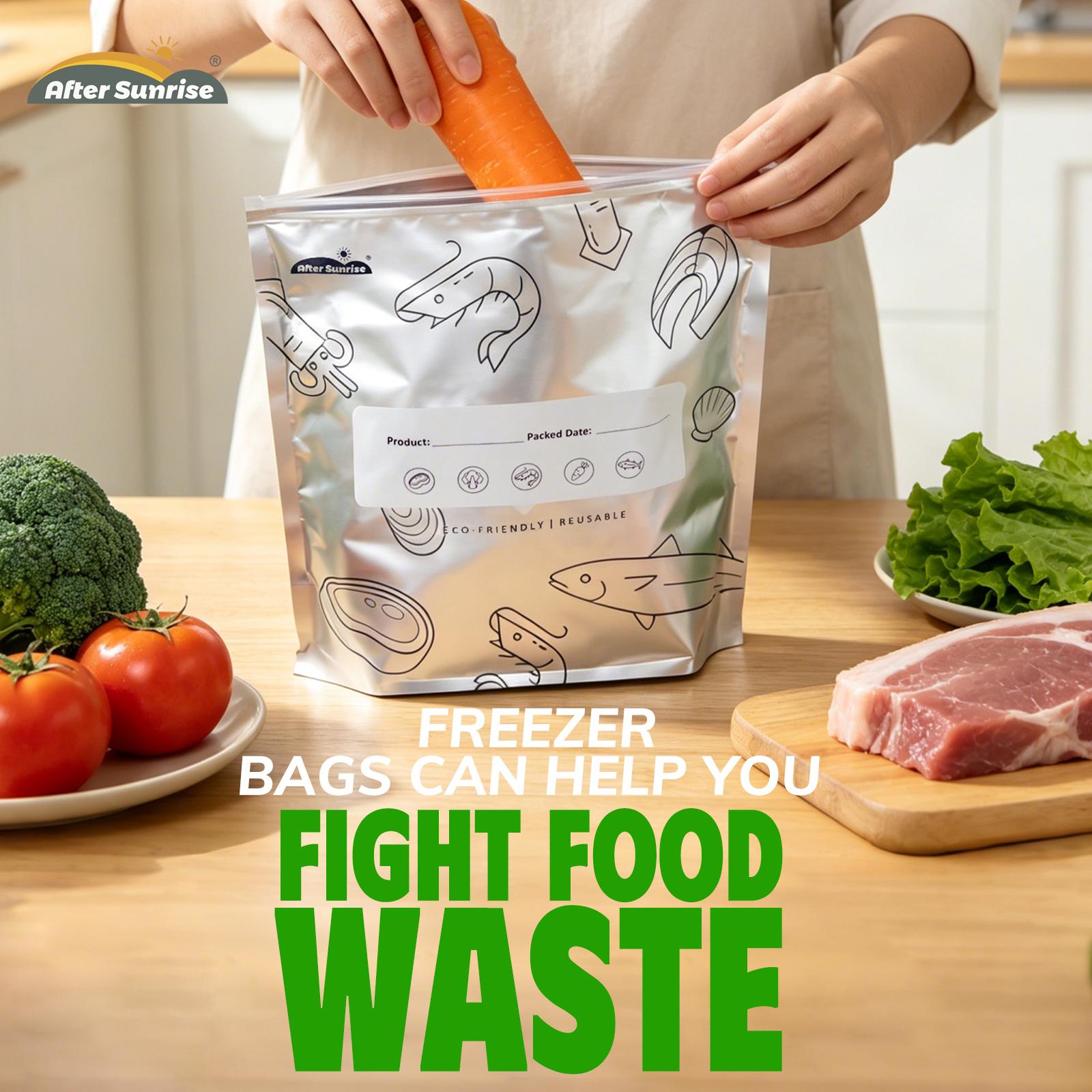 【Refrigerated Food】Reusable Al - огляд і ціна Food Storage Zipper