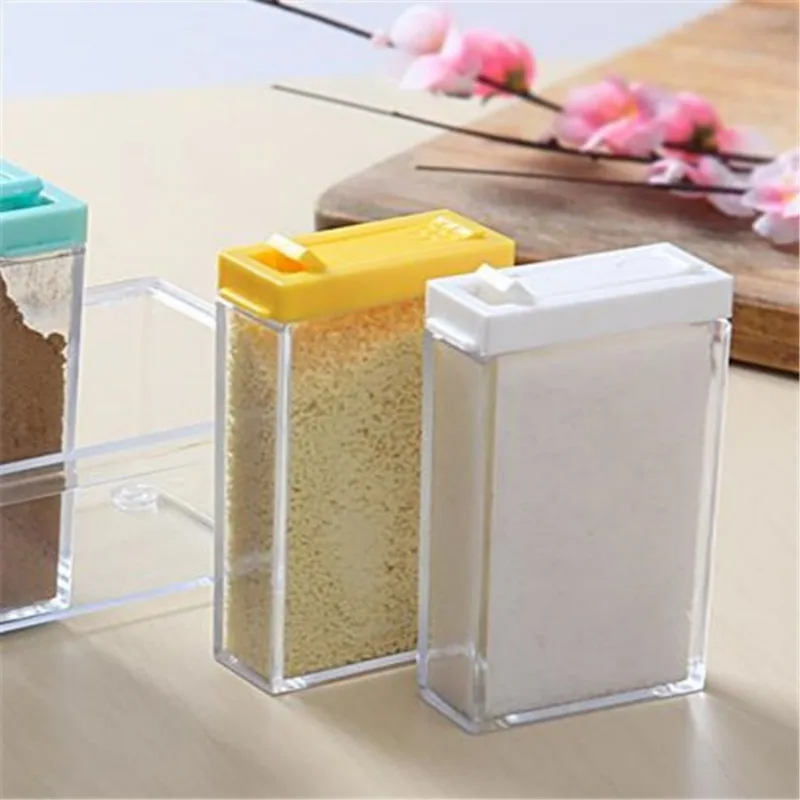 Transparent Seasoning Six Grid - огляд і ціна Food Storage For Room