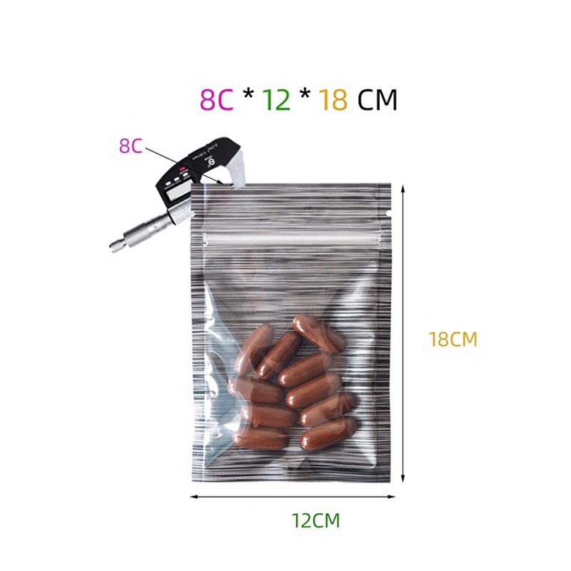 2000Pcs/Lot 4 Size Reclosable  - огляд і ціна Food Storage In Mylar Bags