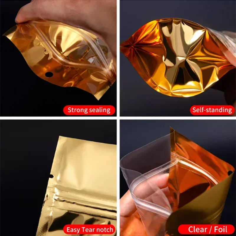 100pcs Resealable Plastic Bags - огляд і ціна Food Storage In Mylar Bags