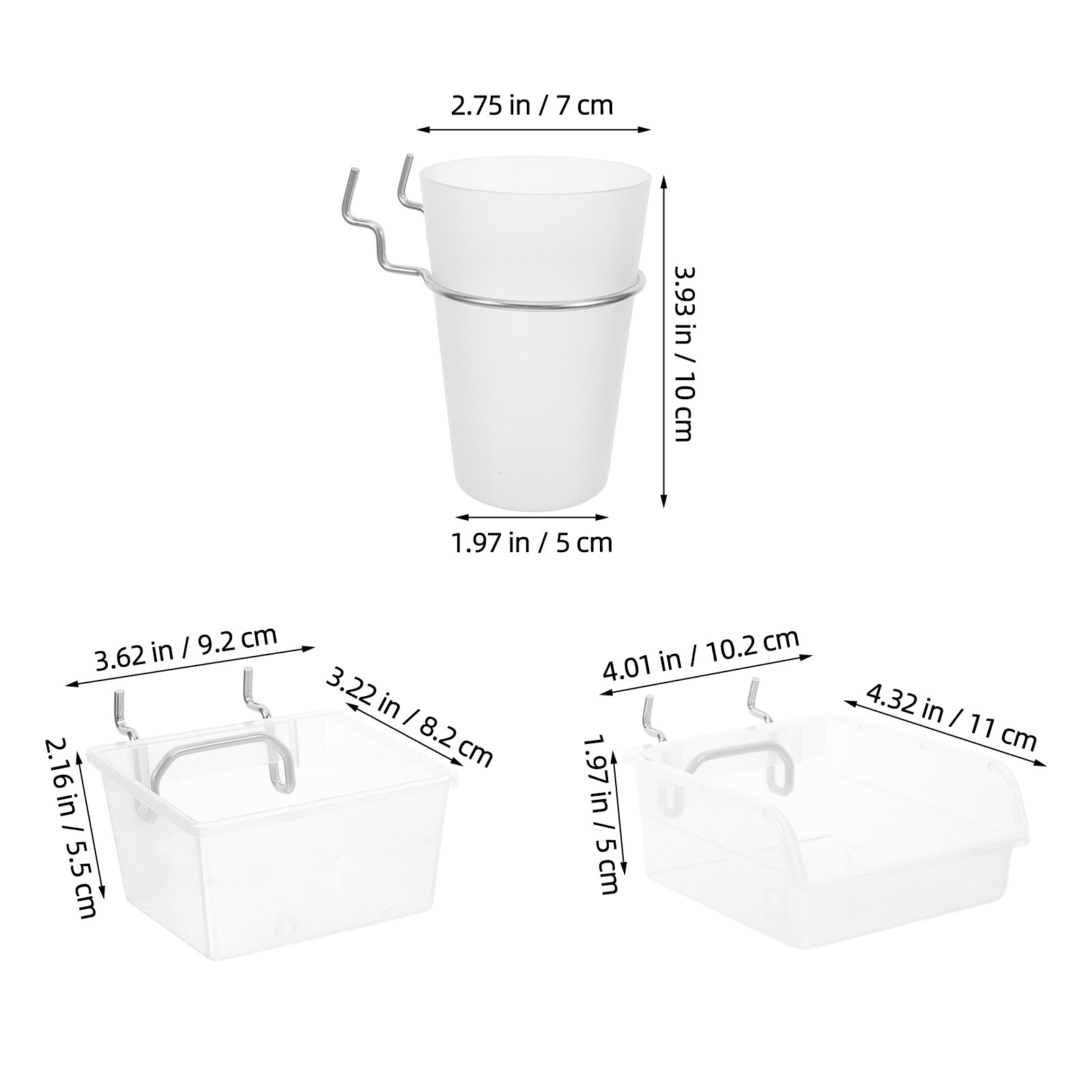 20Pcs Pegboard Storage Bin Org - огляд і ціна Food Storage For Room