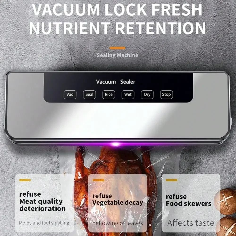 Touch Button Electric Vacuum S - огляд і ціна Food Storage Vacuum Seal