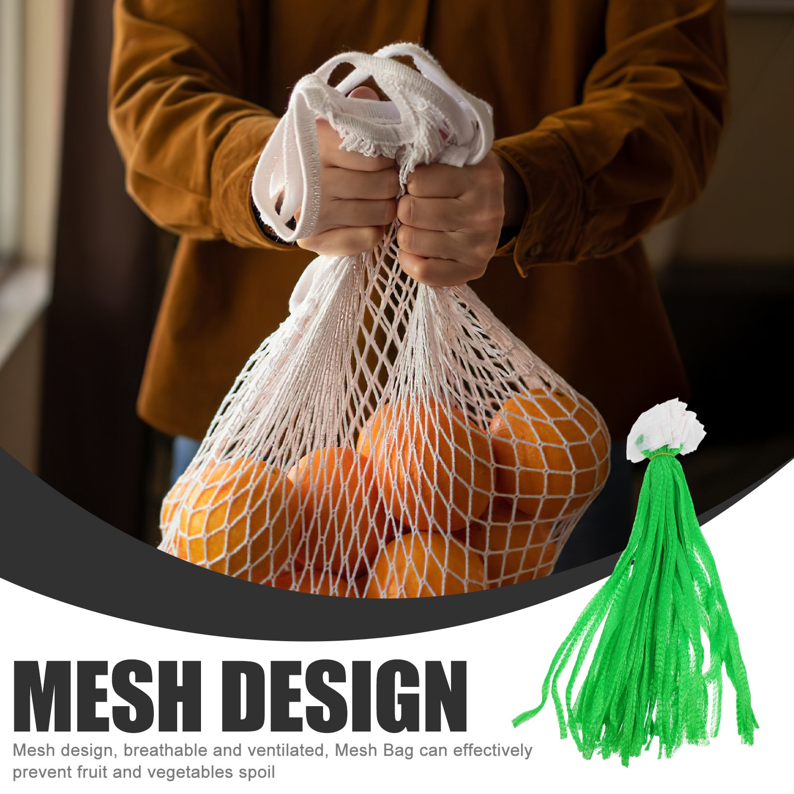 100Pcs Reusable Mesh Produce B - огляд і ціна Produce Bag Reusable Mesh