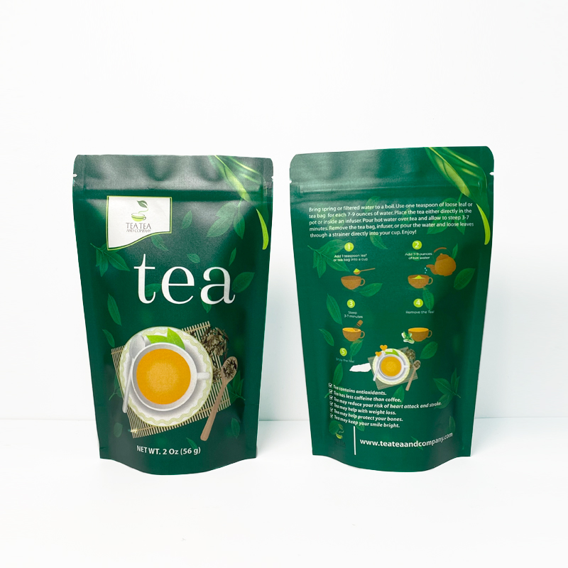 50Pcs/Lot Custom Tea Pouch Foo - огляд і ціна Food Storage Zipper