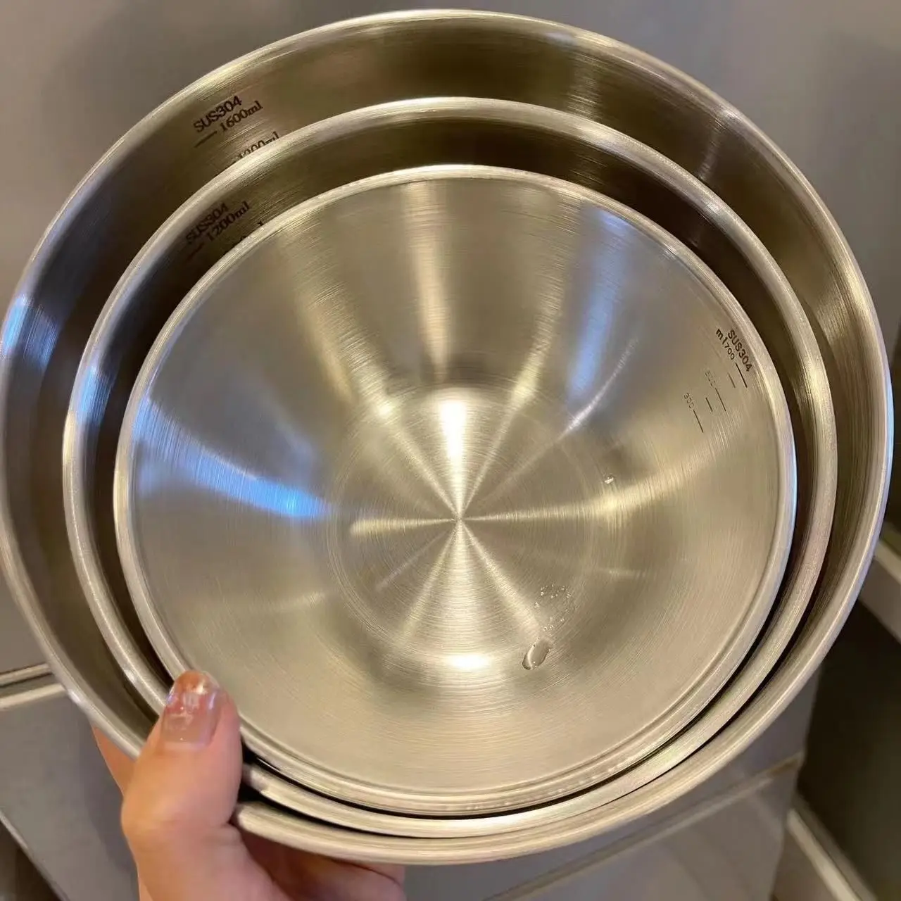 1-3 Stainless Steel Bowl Set W - огляд і ціна Food Storage In Stainless Steel