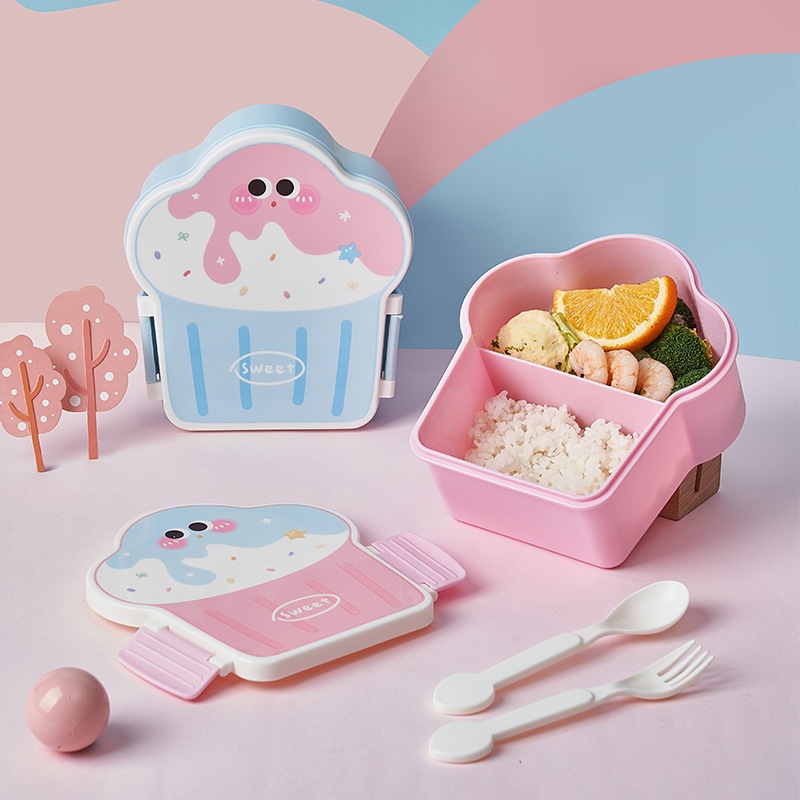 Cute Bento Lunch Box School He - огляд і ціна Food Storage Vault