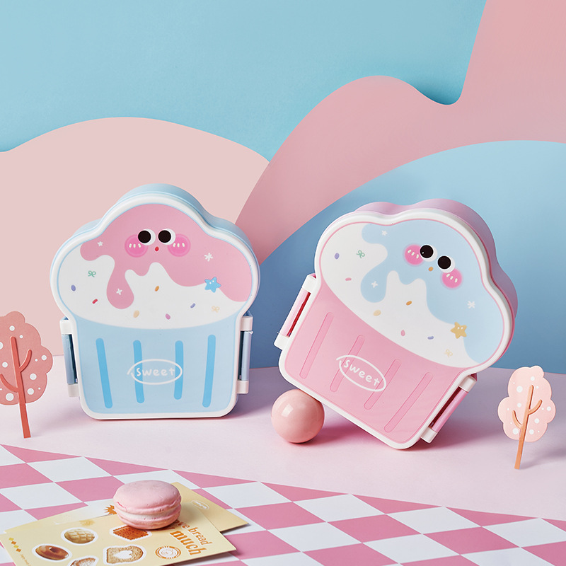 Cute Bento Lunch Box School He - огляд і ціна Food Storage Vault