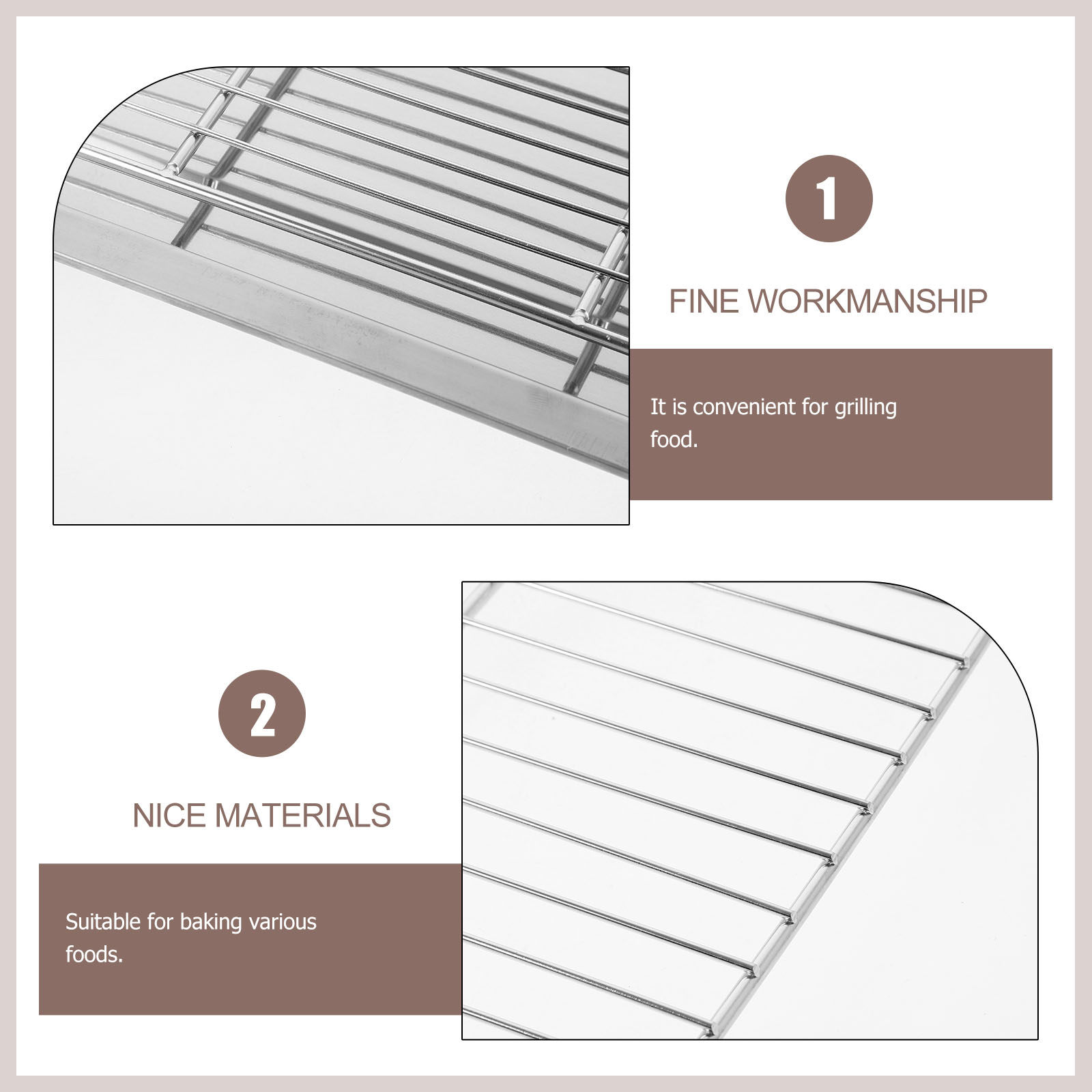 1Set Stainless Steel Wire Baki - огляд і ціна Food Storage In Stainless Steel
