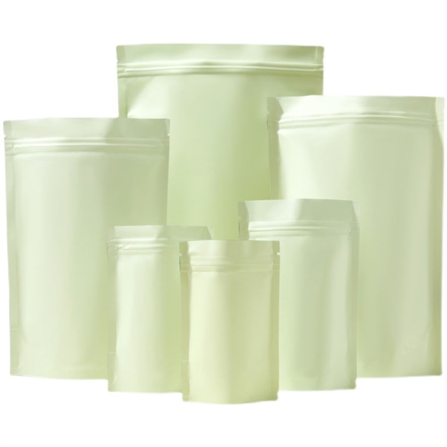 50/100PCS Matte Pale Yellow Zi - огляд і ціна Food Storage Zipper