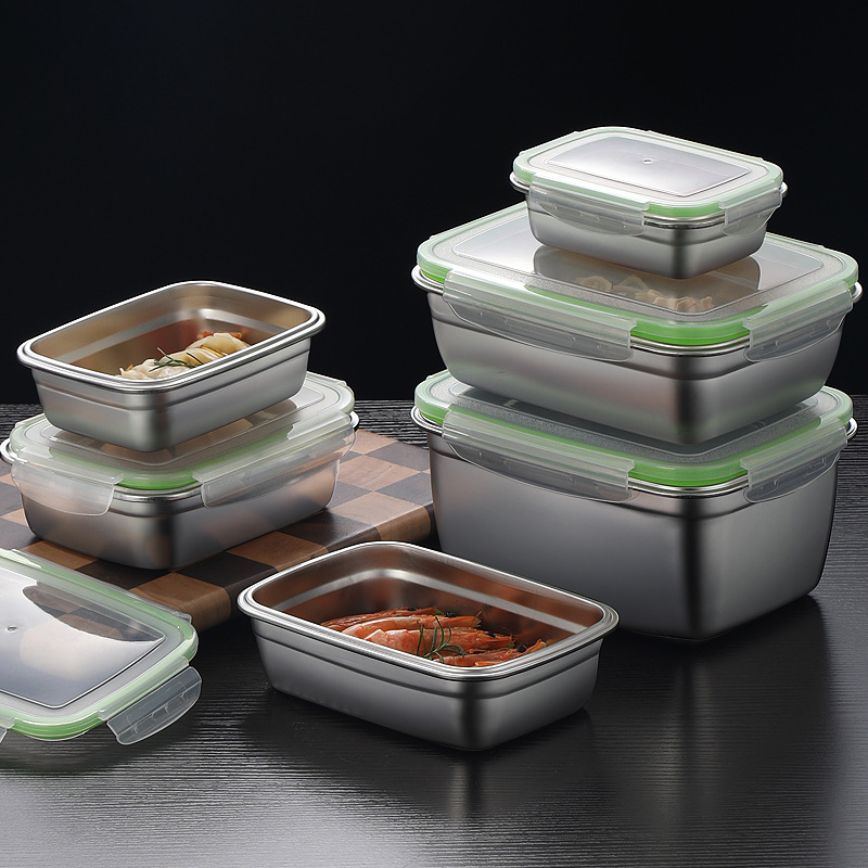 304 Stainless Steel Lunch Box  - огляд і ціна Food Storage In Stainless Steel
