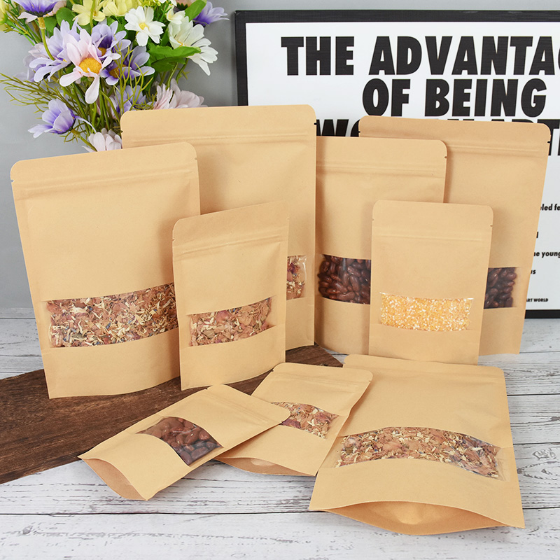 20/50pcs Kraft Paper Zip Lock  - огляд і ціна Food Storage Zipper