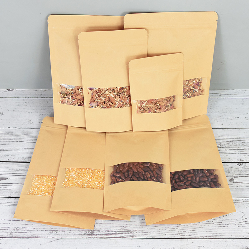 20/50pcs Kraft Paper Zip Lock  - огляд і ціна Food Storage Zipper