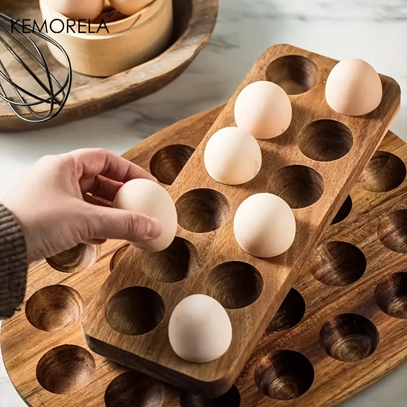 KEMORELA 1PCS Modern Wooden Eg - огляд і ціна Food Storage Vault