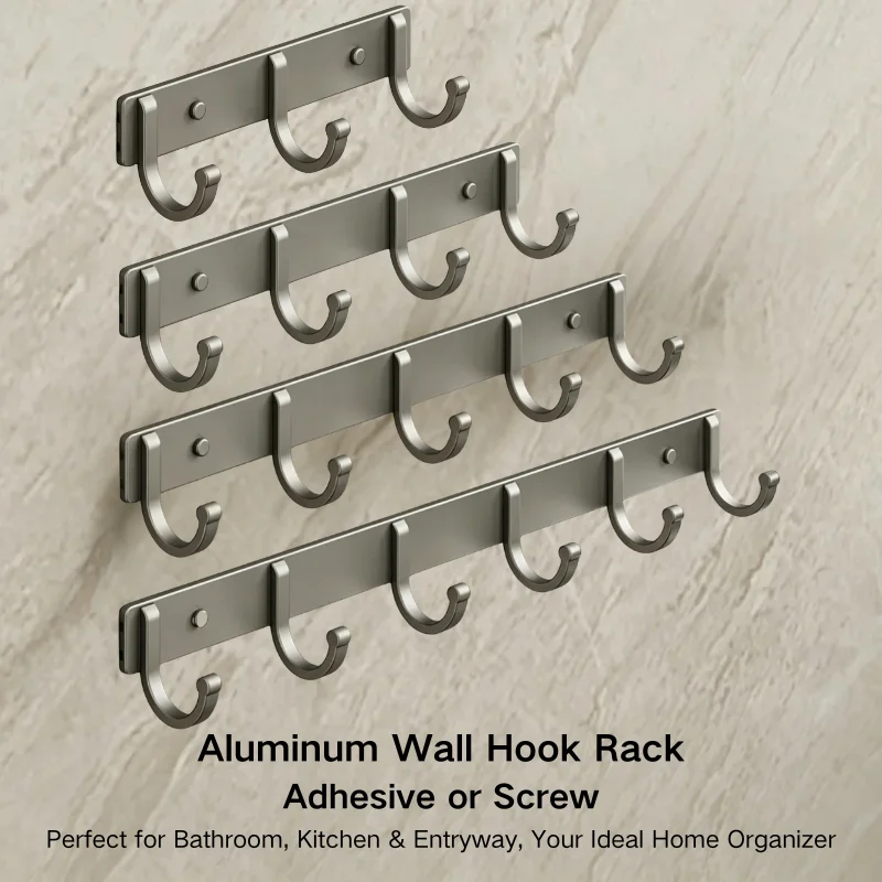 Aluminum Wall Hook Rack – No-D - огляд і ціна Food Storage For Room