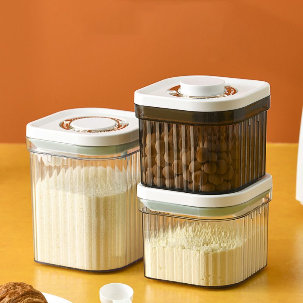 Stripe Pattern Milk Powder Sto - огляд і ціна Airtight Cereal Jar