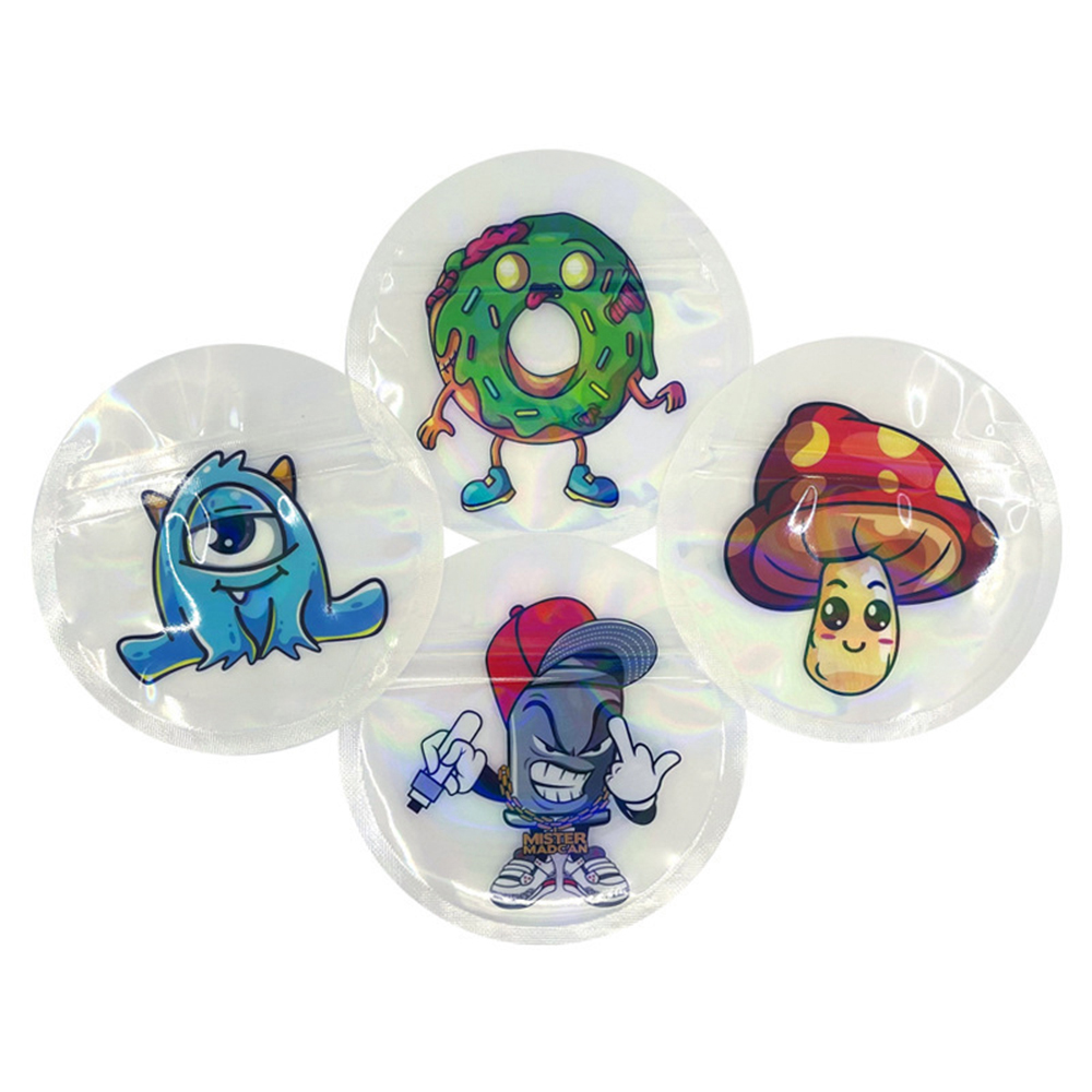 1g 2g Circle Cartoon Mylar Bag - огляд і ціна Food Storage In Mylar Bags