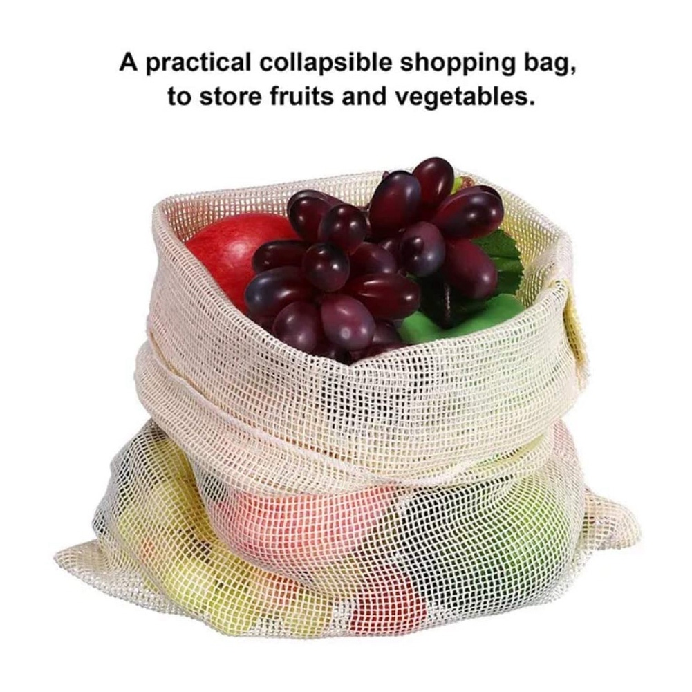 9 PCS Set Of Reusable Mesh Pro - огляд і ціна Produce Bag Reusable Mesh