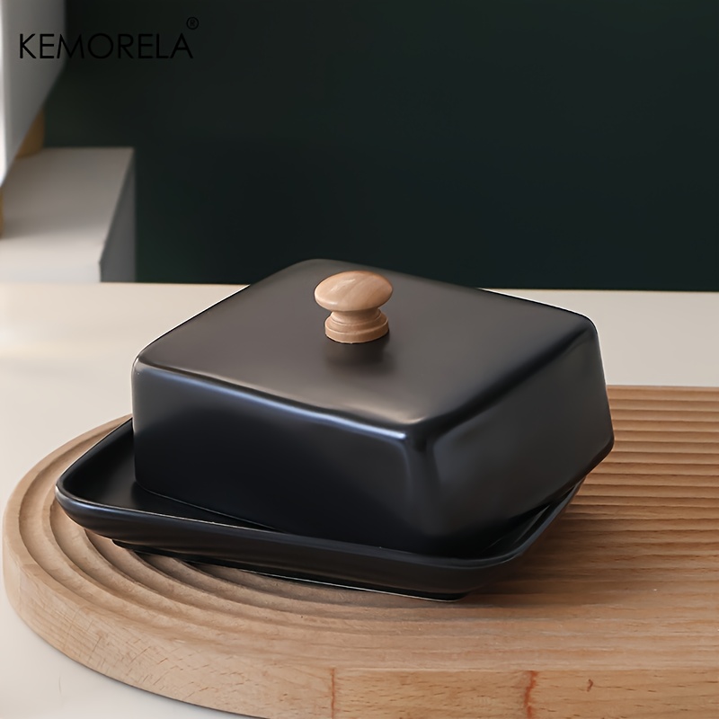 Ceramic Butter Dish with Lid R - огляд і ціна Food Storage In Restaurant