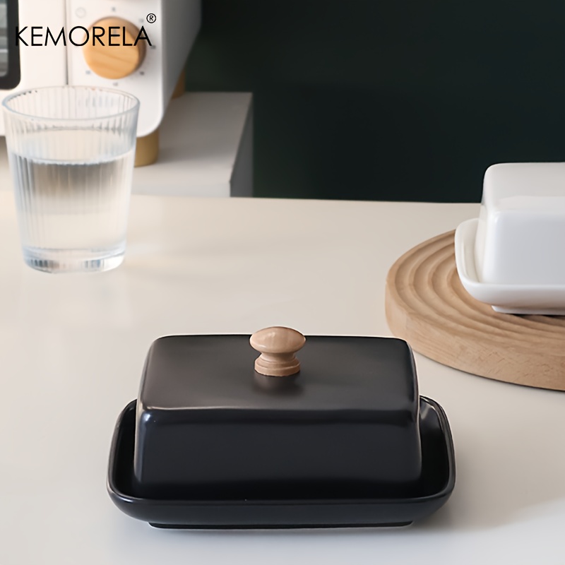 Ceramic Butter Dish with Lid R - огляд і ціна Food Storage In Restaurant