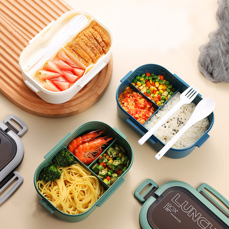 Single Double-layer Lunch Box  - огляд і ціна Food Storage Vault