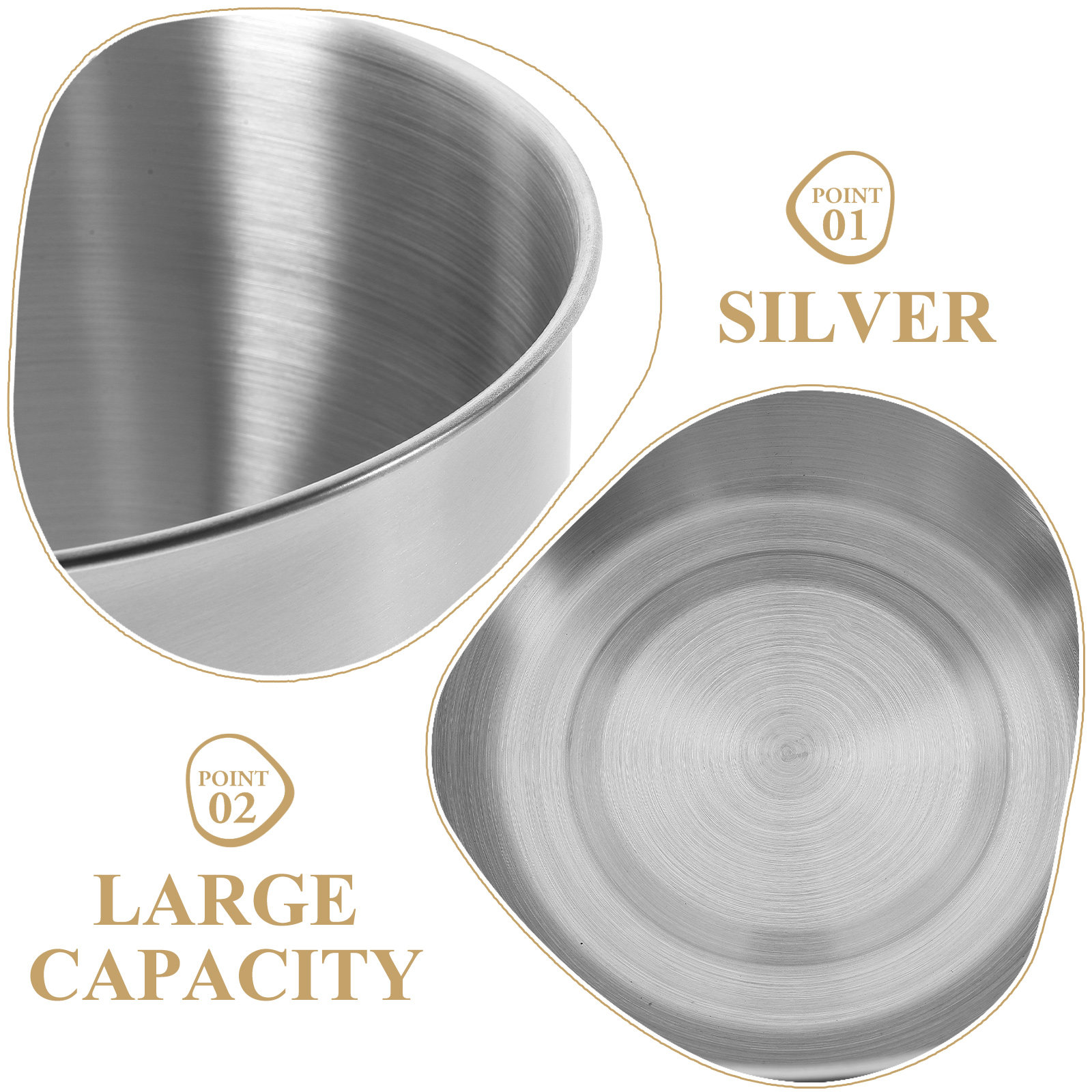 Deep Stainless Steel Mixing Bo - огляд і ціна Food Storage In Stainless Steel