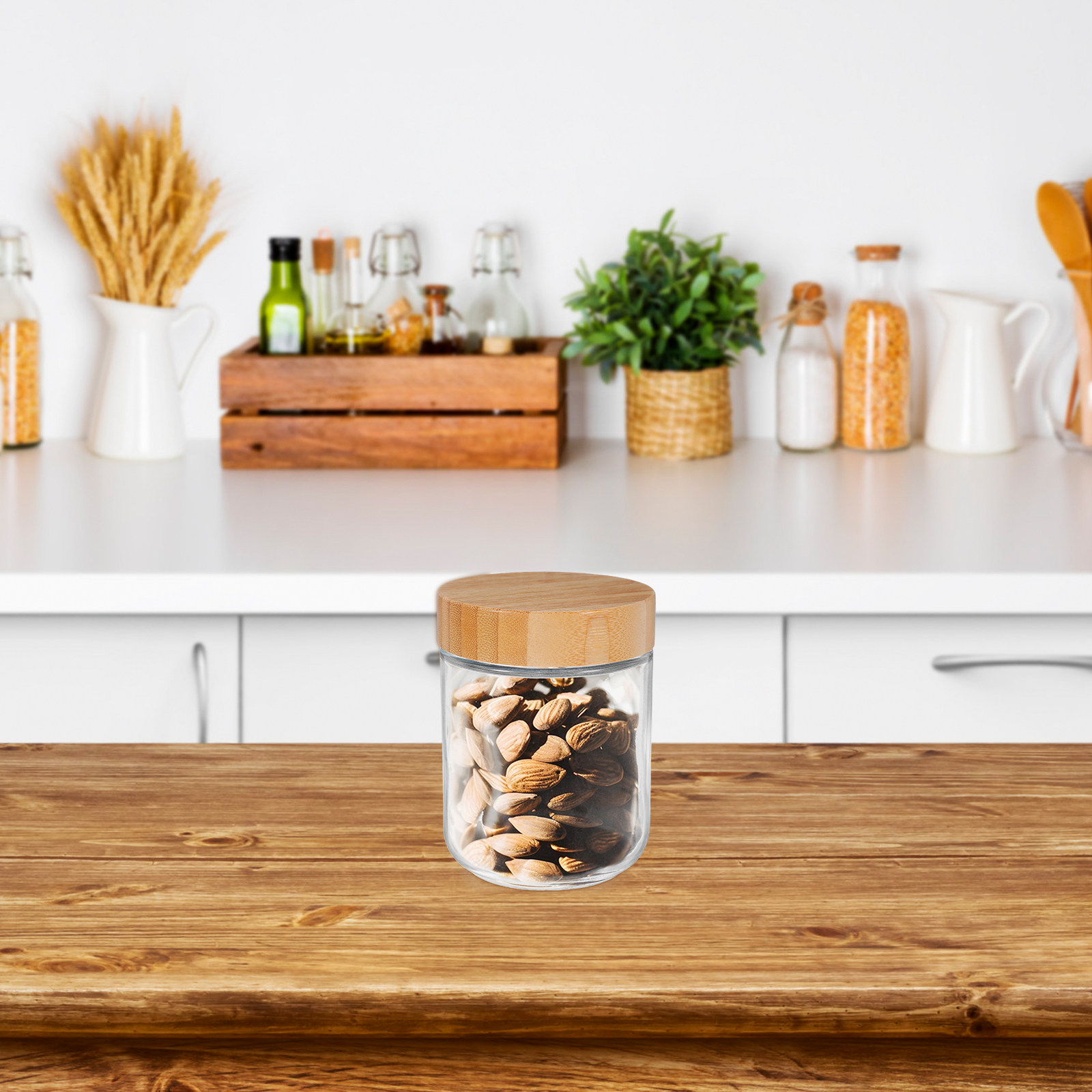 4Pcs Glass Kitchen Storage Jar - огляд і ціна Food Storage Airtight