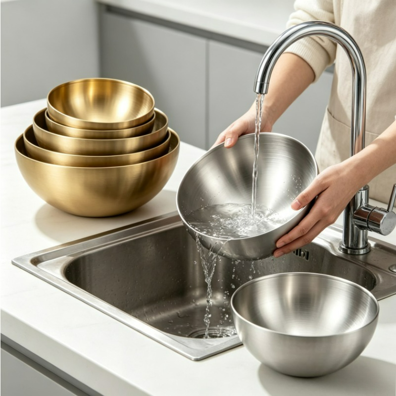 Stainless Steel Mixing Bowls M - огляд і ціна Food Storage In Stainless Steel